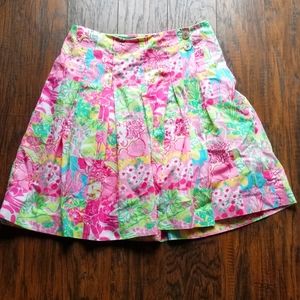 Lilly Pulitzer jungle tropical skirt